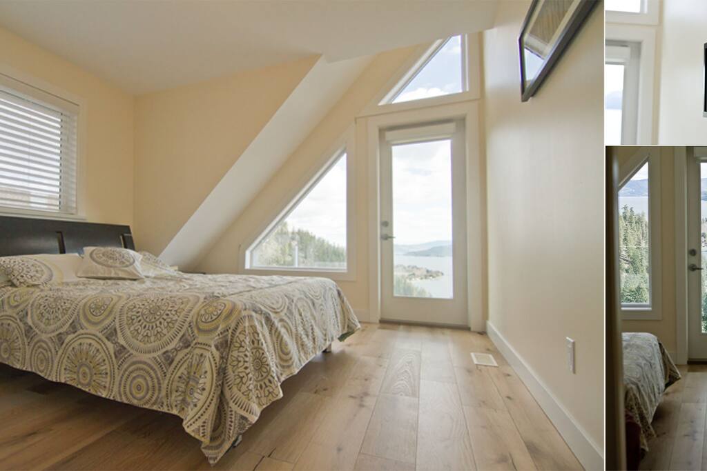 Master Bedroom with private Deck