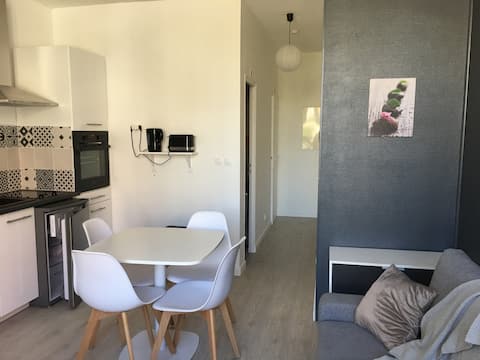 Chez Justine : T2 29 m² , hypercentre