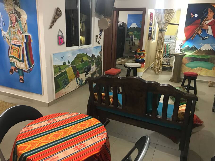 sala de estar y comedor /living room and dinning room