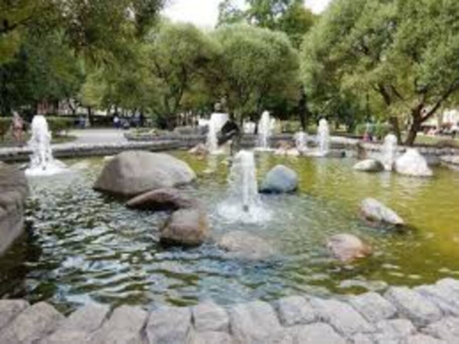 Park front of house