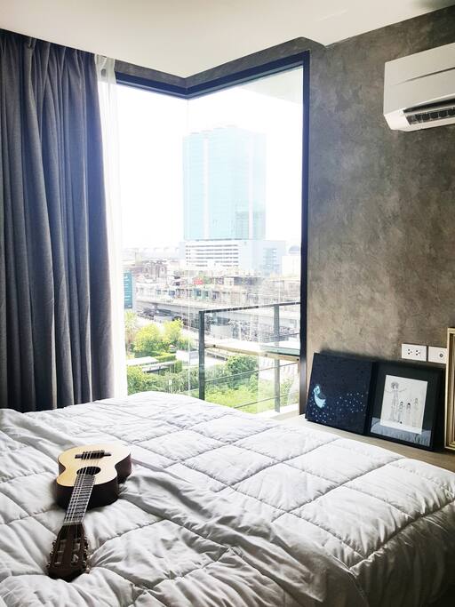 View when you in bed.
