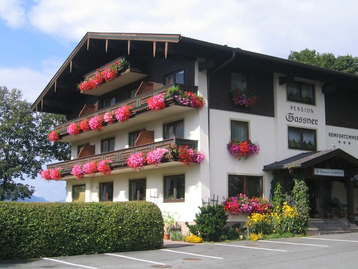 Comfortable B&B with balcony in the Alps