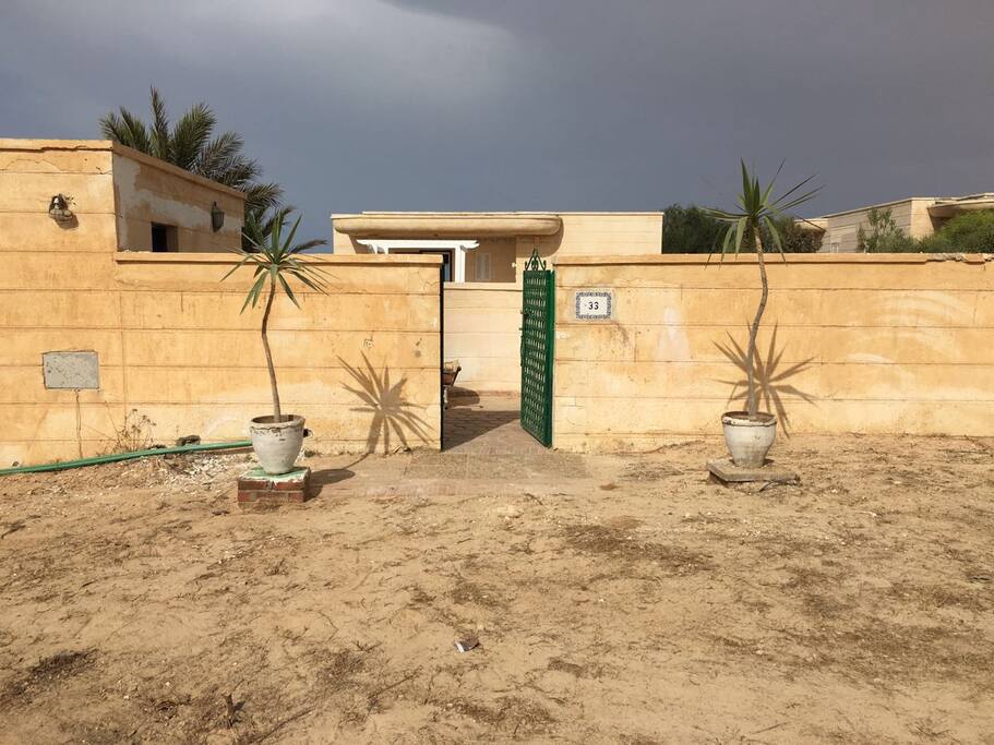 The villa from outside