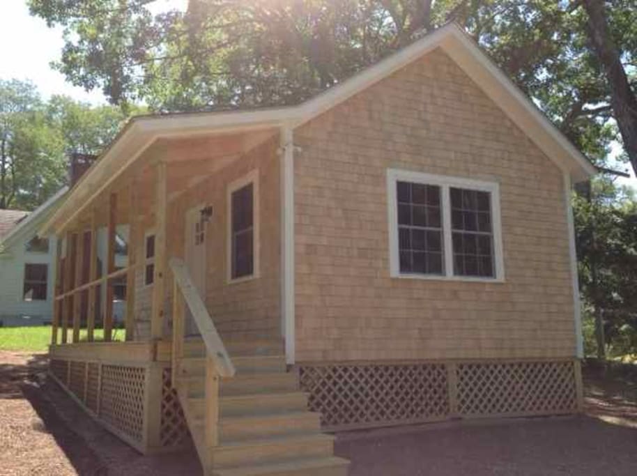 Porch from driveway