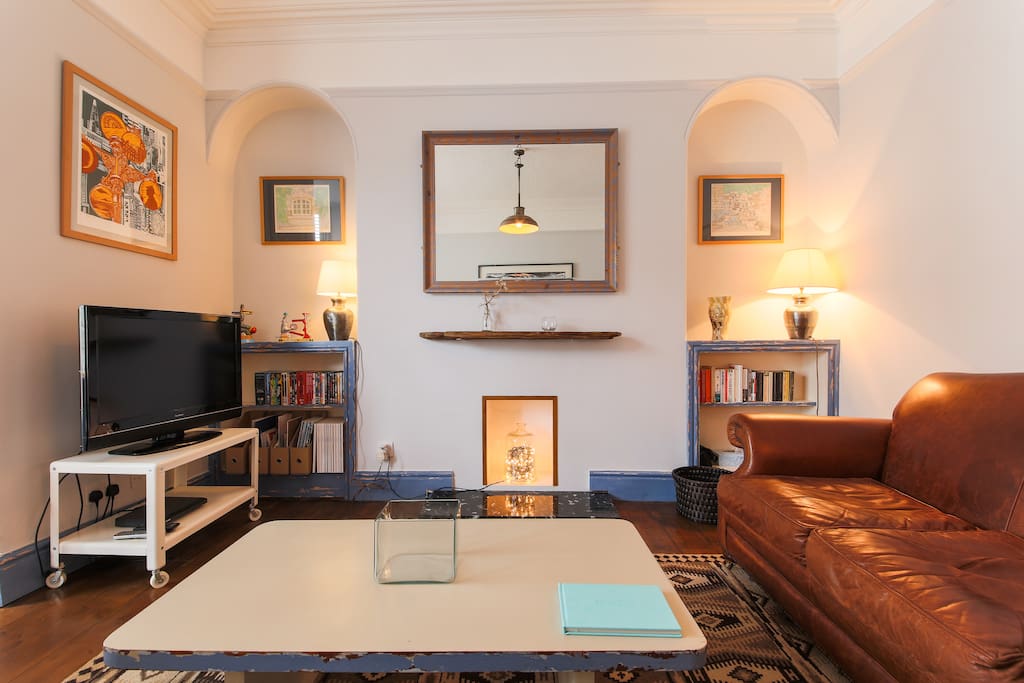 Comfortable & relaxing sitting room easily seats up to four people.