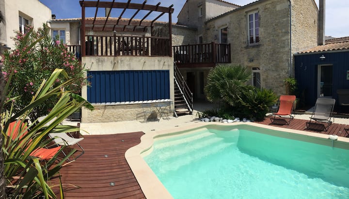 Charmant 2 Pièces/mezzanine Avec Piscine St George - Saint-Georges-d'Oléron