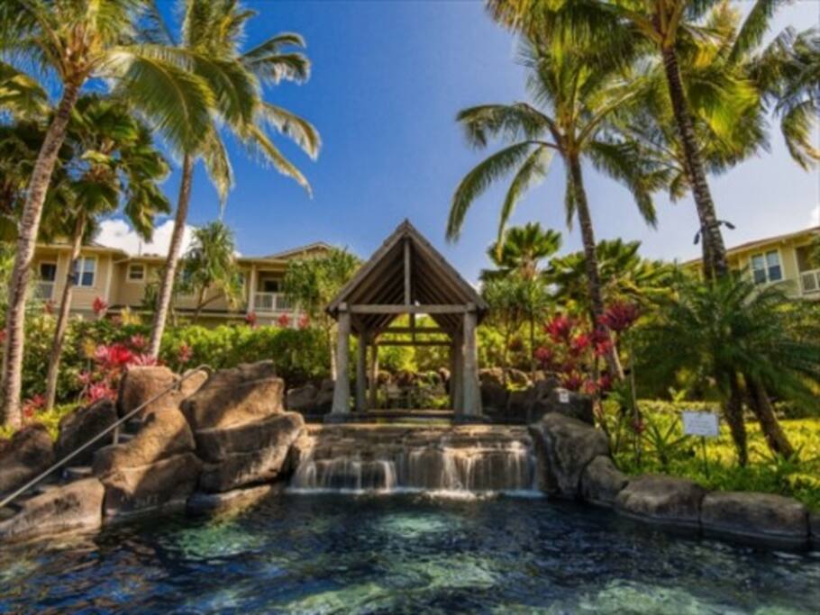 Wading pool & Waterfall
