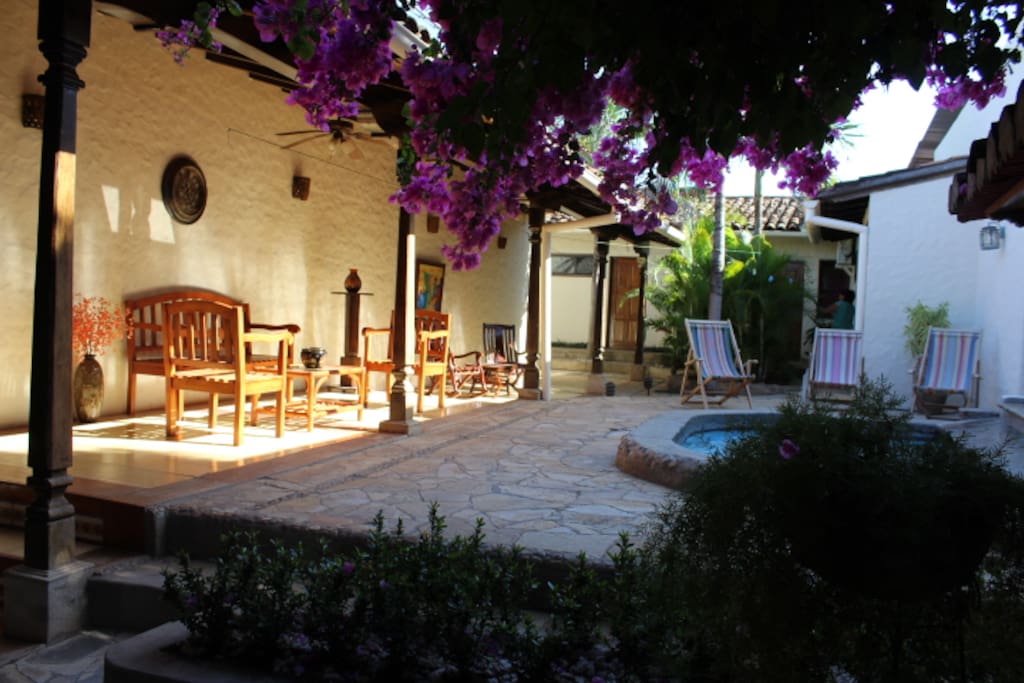 Beautiful large courtyard