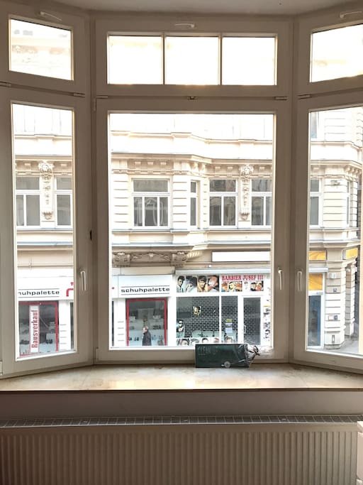 Große Fensterfront
