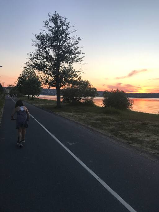 Vätterstranden runt hörnet