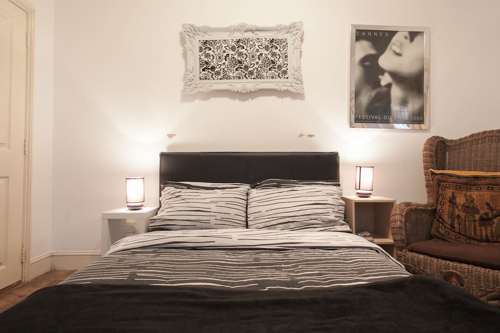 Bloomsbury style bedroom.