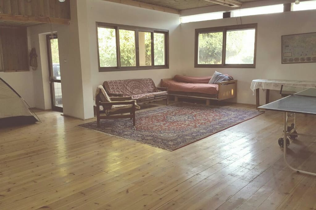 the studio is abig and open space