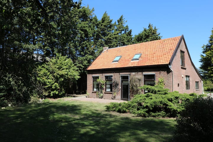 Farmhouse at lake