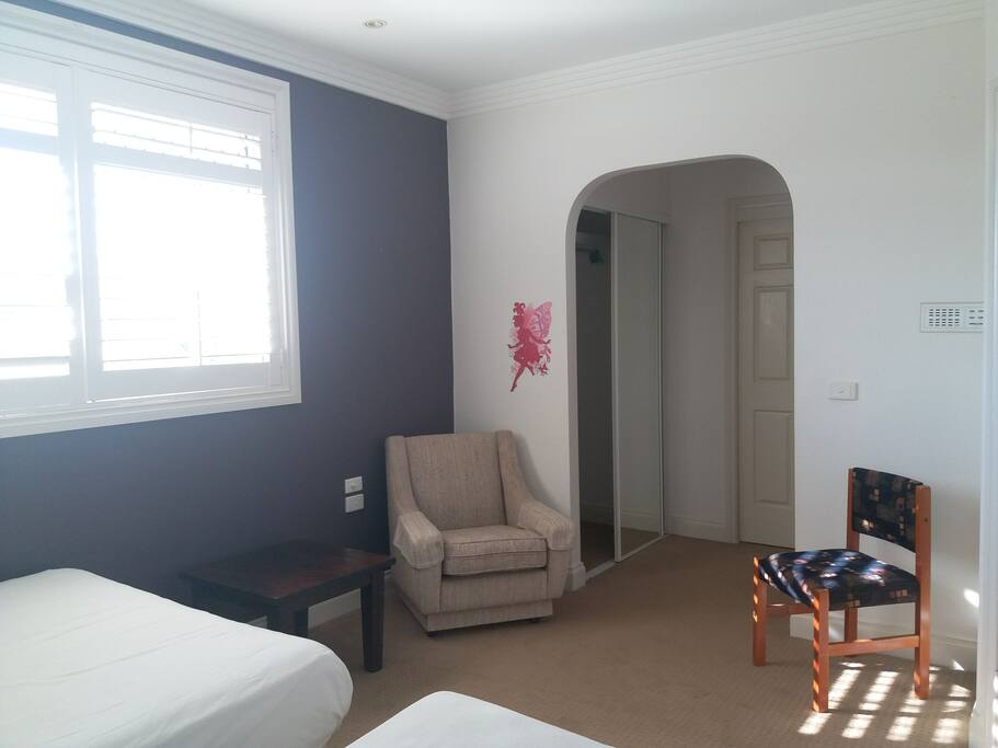 Guest bedroom 2 with shared walking through bathroom