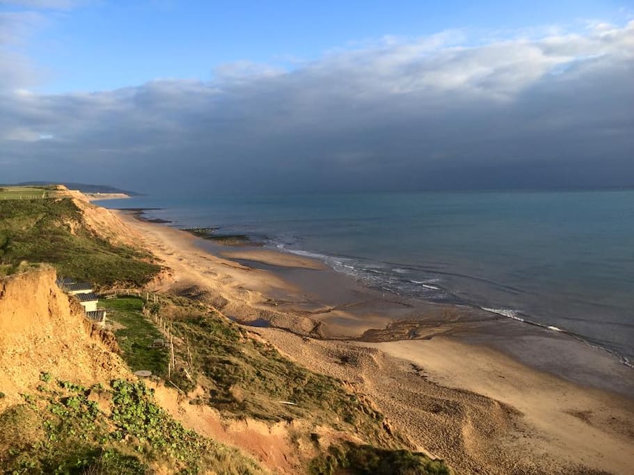 Even when a storm is brewing, it's still a lovely view