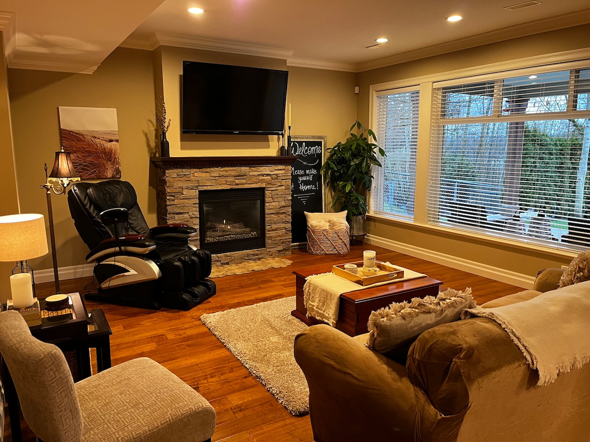 Plinski kamin - čini apartman vrlo toplim i udobnim, posebno u kišnim/hladnim danima.