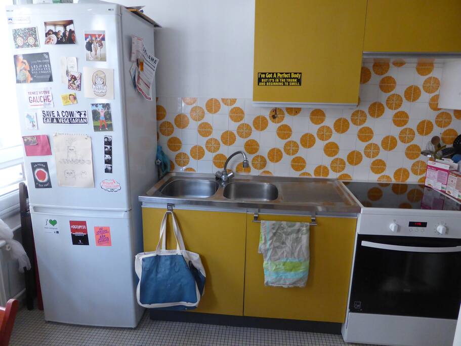 La cuisine aménagée