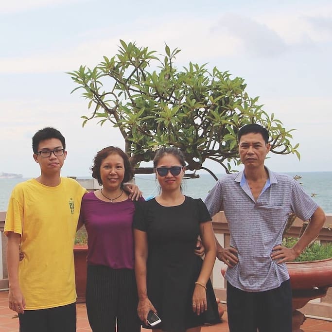 We have four members in our lovely family.