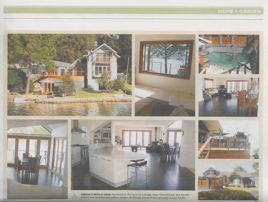 'Castle Point' was featured in a national newspaper's Home and Garden supplement.