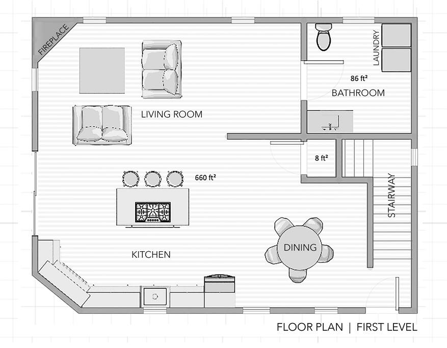 Layout of 1st floor