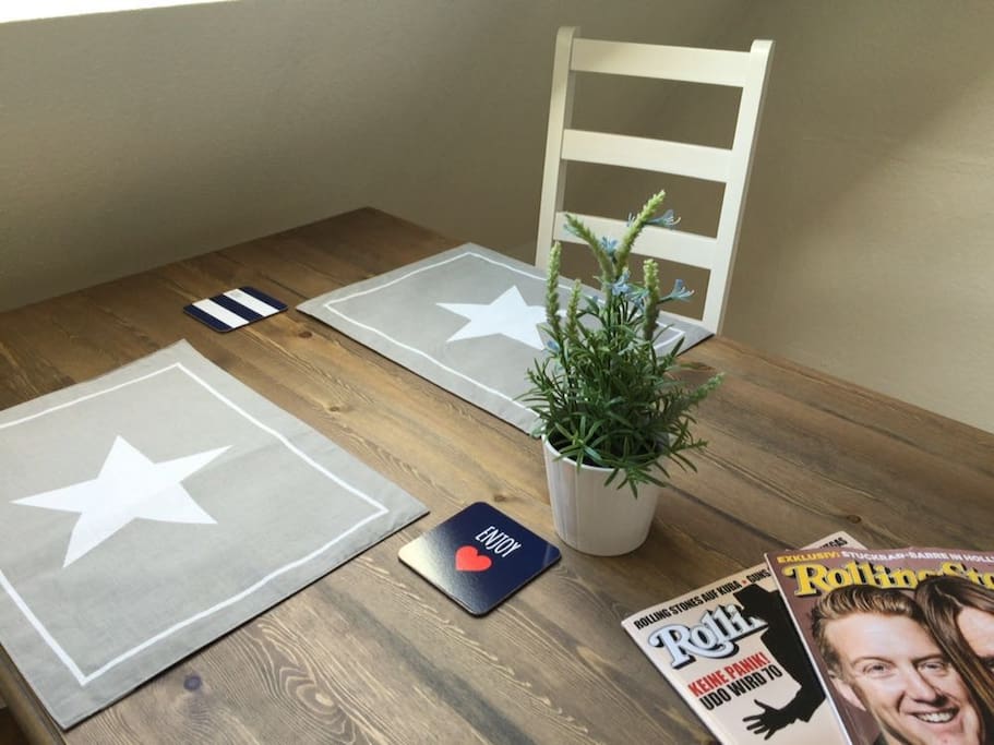 Esszimmer für max. 6 Personen