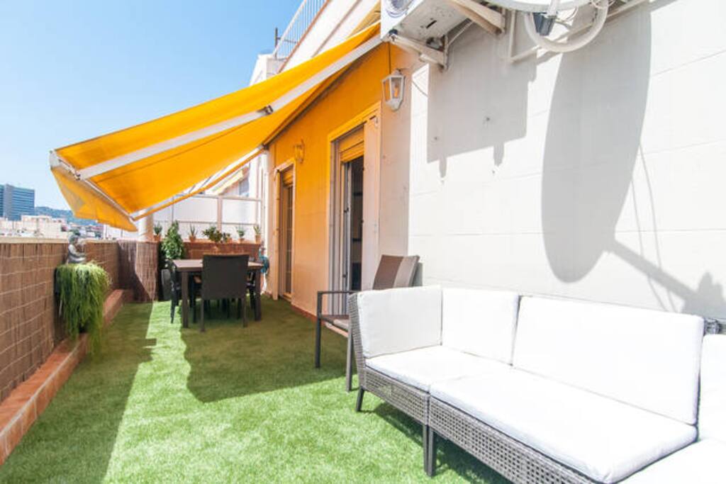 Beautiful sunny terrace !