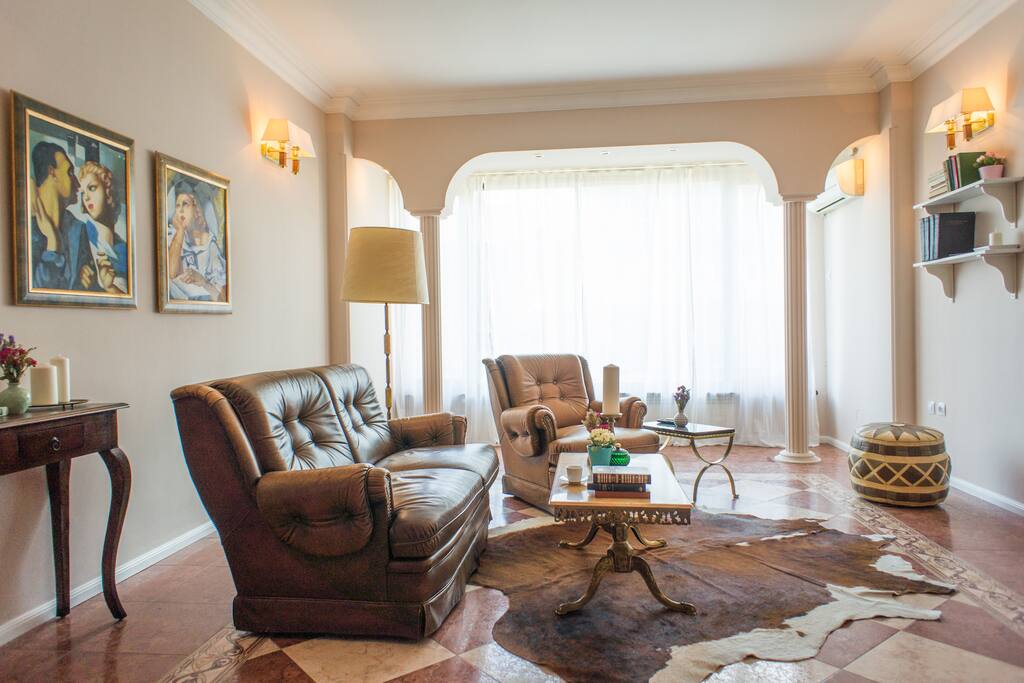 A very spacious living room, supplied with everything for your comfort :)