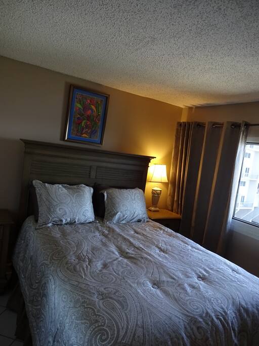 Master bedroom downstairs with full bath