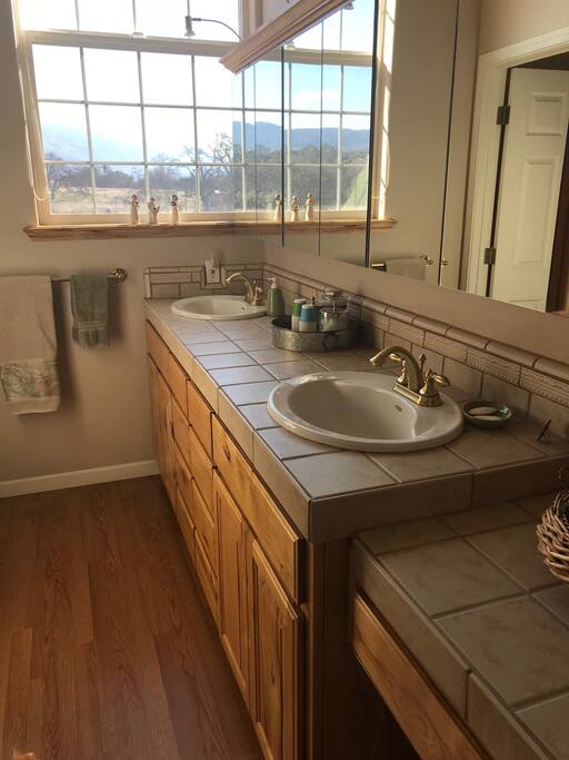Upstairs guest bathroom.