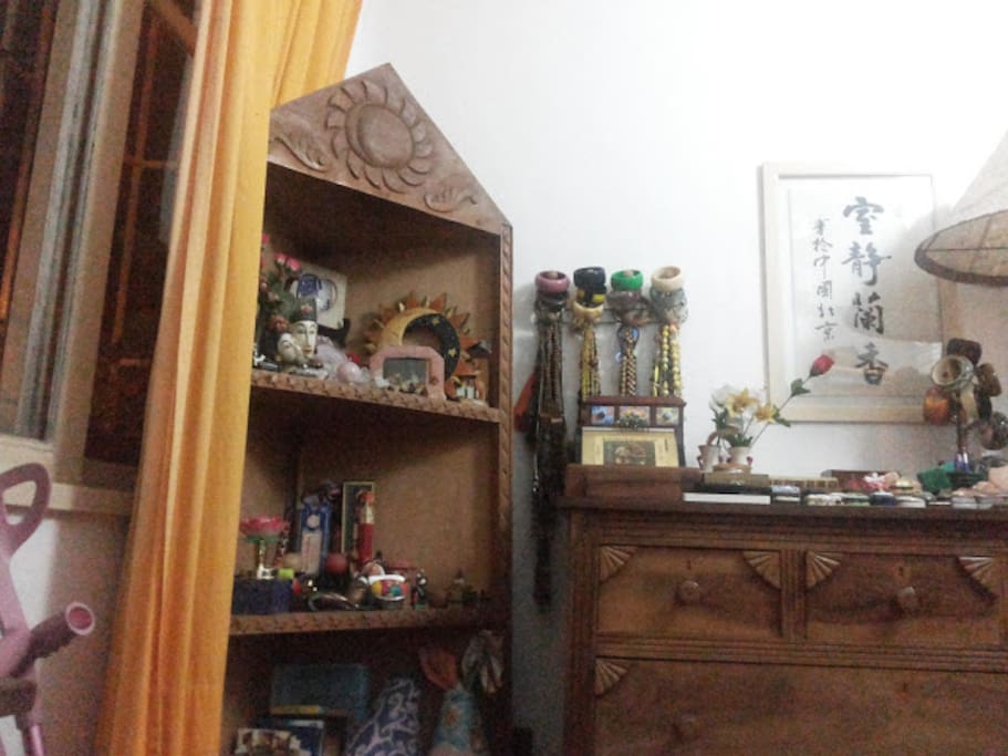 Detalhe do quarto do casal-Double room detail.
