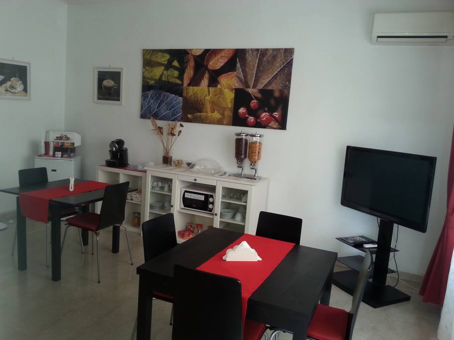 Sala Tv e colazioni