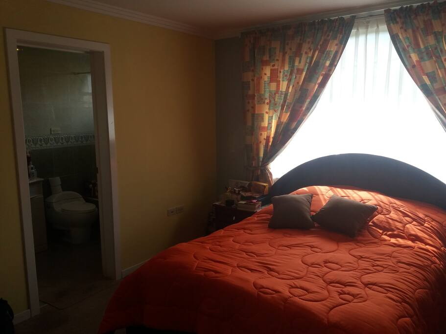 Room with bathroom