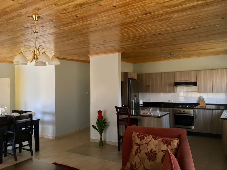 Open plan, modern new house fully furnished