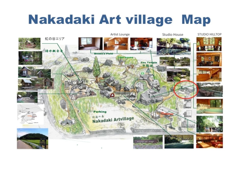 Map of Nakadaki