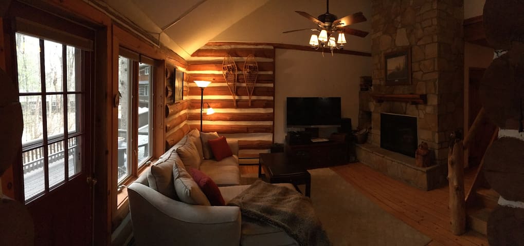 Authentic Rustic Log Condo