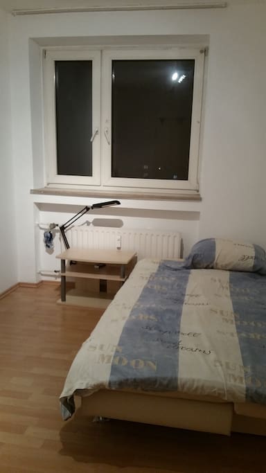 Gästezimmer Schlafsofa in der Nacht