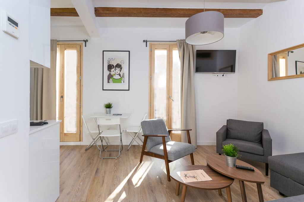 Bright and cozy living area