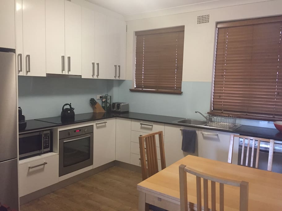Spacious kitchen and dinning