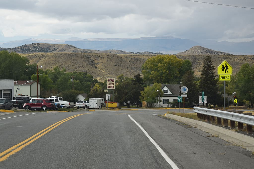 Coming into Meeteetse from Thermopolis