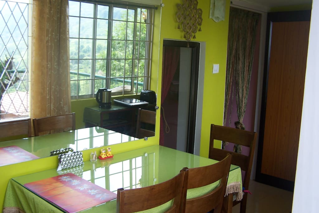 Dining area with a view