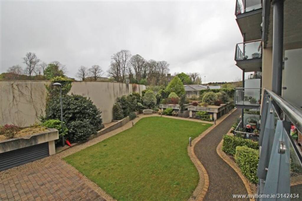 Grounds of the apartment complex