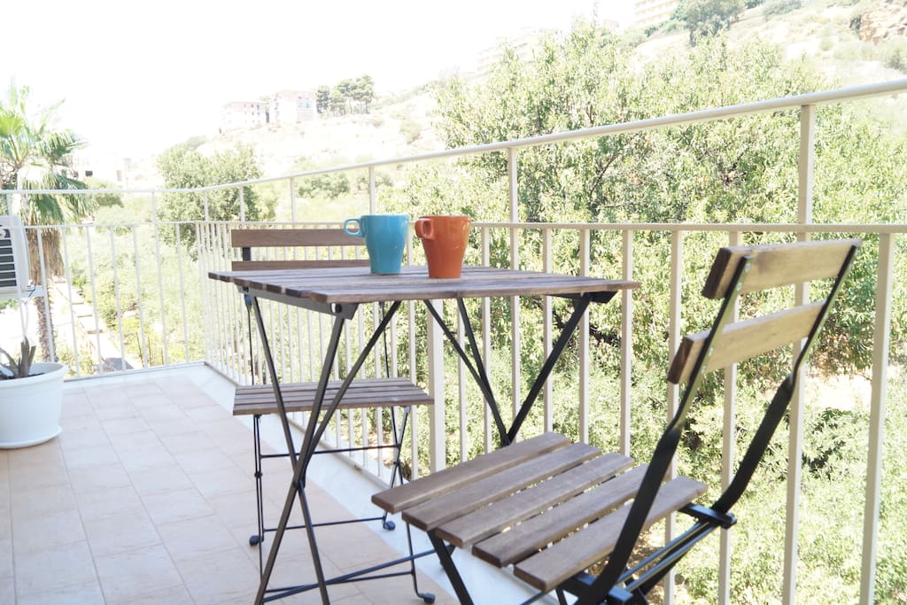 Balcone sul giardino