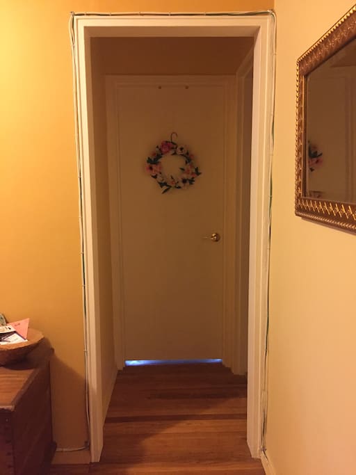 Entryway to your room