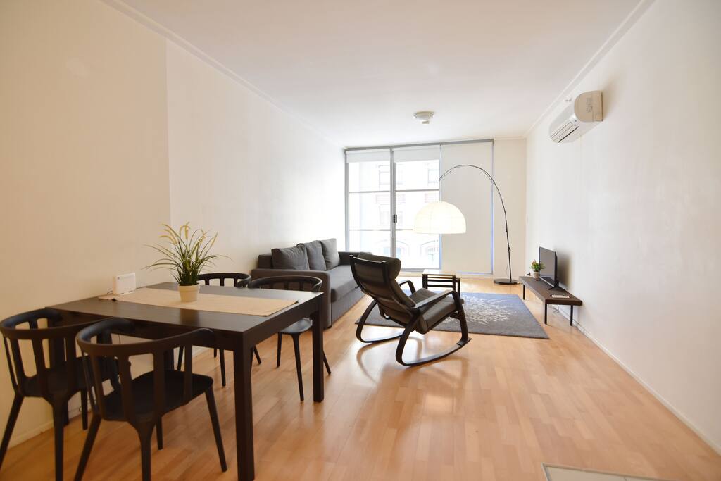 An extremely spacious interior laced with timber flooring.