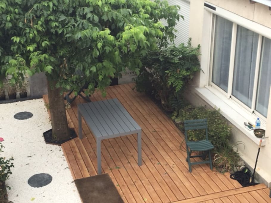 Terrasse vue de hauteur
