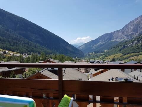 Renovated apartment, great view over the mountains