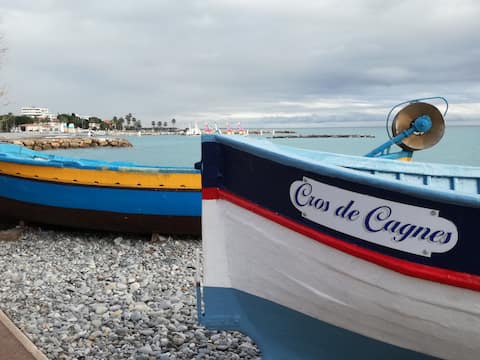 Successful Airbnb property: Studio in an ideal location, close to the sea in Cagnes Sur Mer