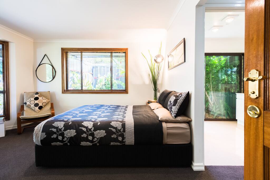 A luxury suite offering privacy, spaciousness, natural light, garden setting, tranquility and most of all quality comfort