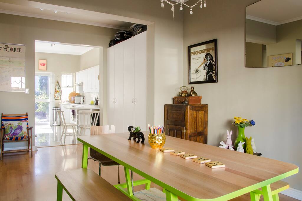 Communal working and eating space