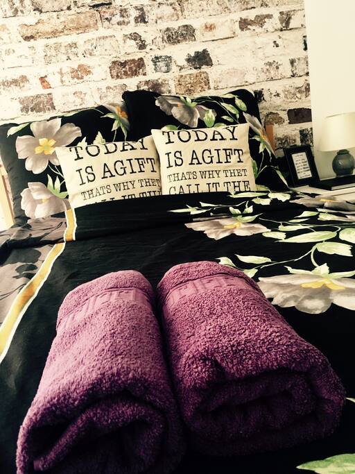 Towels are provided